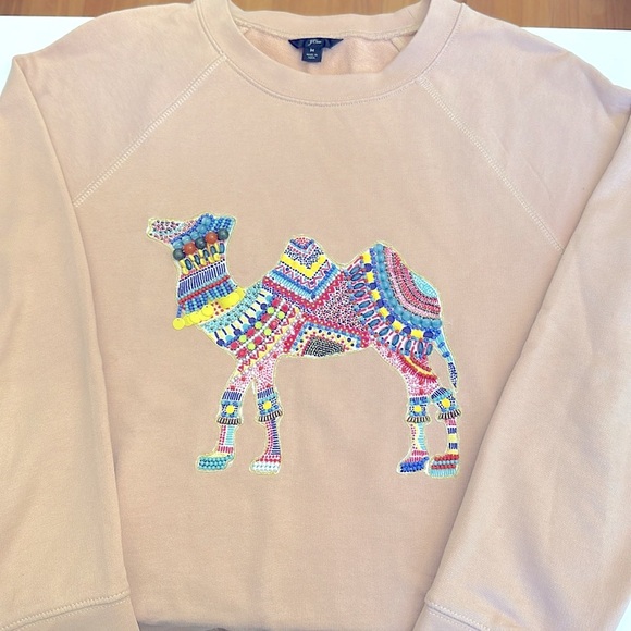 J. Crew Camel Sweatshirt - Picture 6 of 7